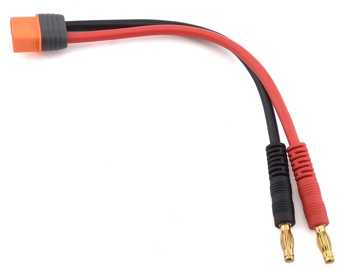 Spektrum RC IC3 6" Device Charge Lead w/4mm Bullets