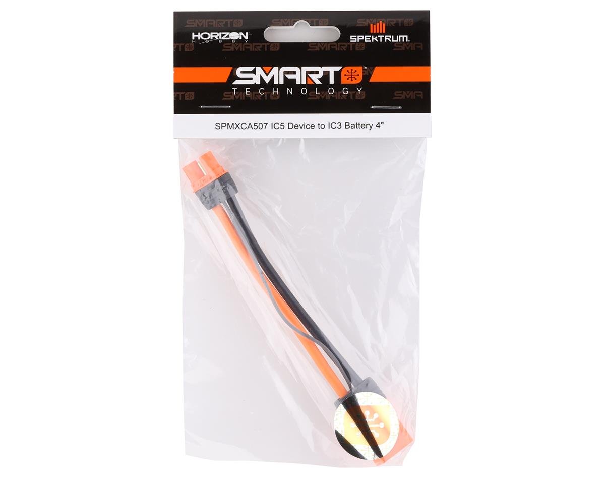Spektrum RC 4" IC3 Battery to IC5 Device SMART Battery Adapter Cable
