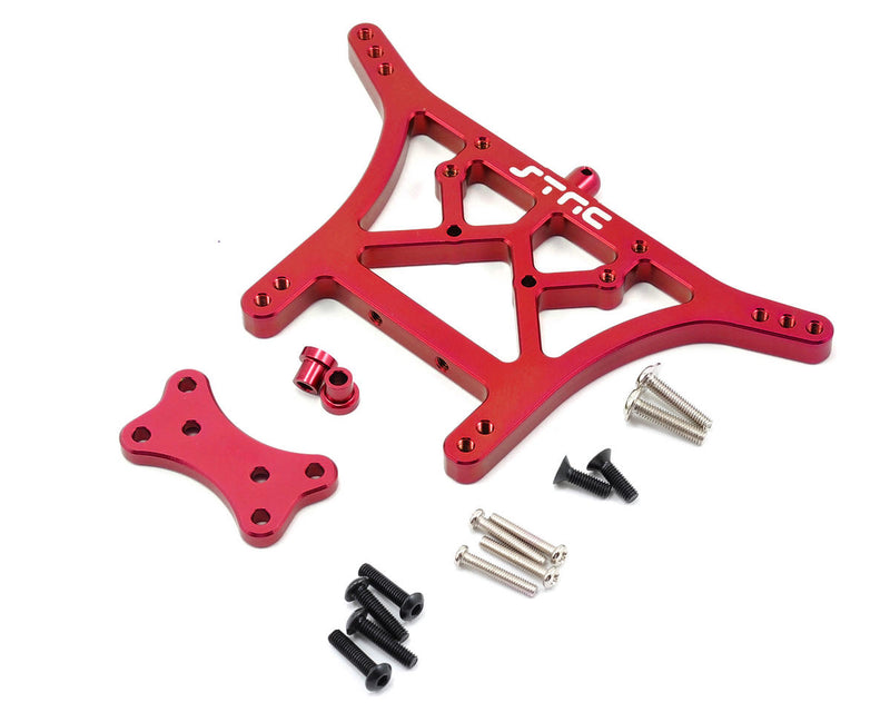 STRC 3638R Aluminum REAR Shock Tower For Traxxas 2wd Slash Stampede Rustler Bandit(Red)