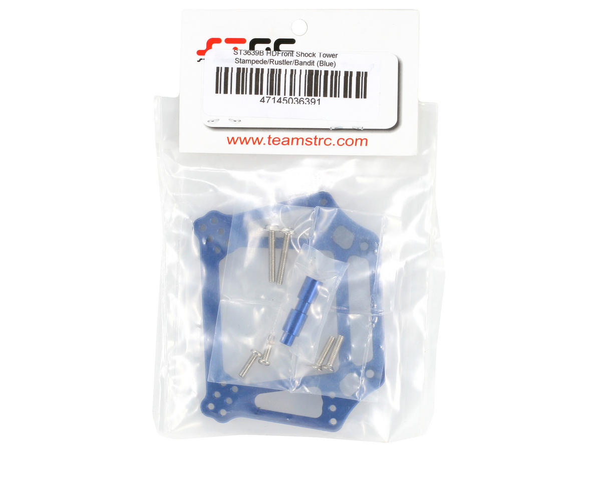 STRC 3639B 6mm Heavy Duty Front Shock Tower (Blue)For 2wd Slash Stampede Rustler Bandit