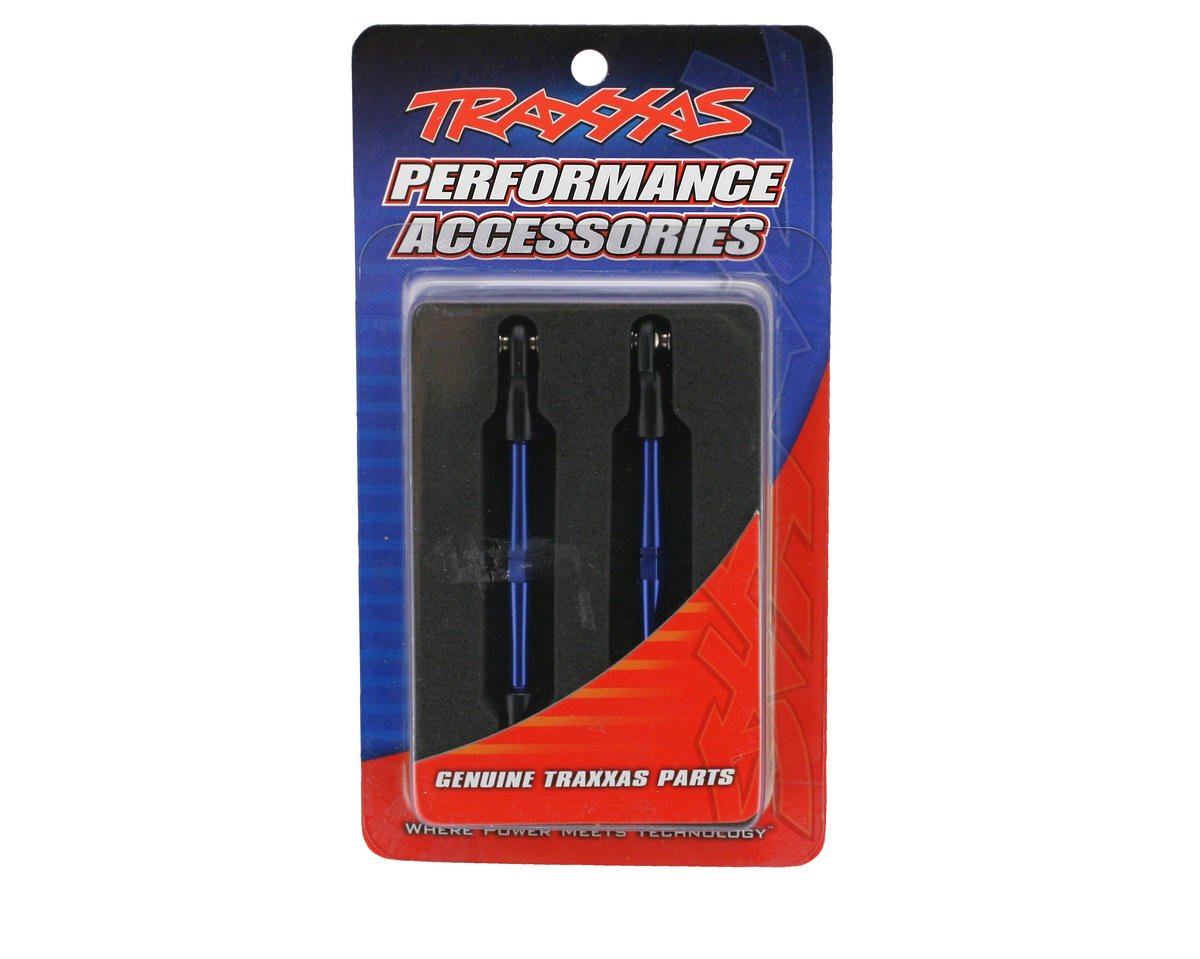 Traxxas 59mm Aluminum Toe Link Turnbuckle Set (Blue) (2)