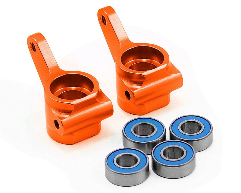 Traxxas 3636T Aluminum Front Steering Blocks Rustler Slash 2WD Stampede Bandit