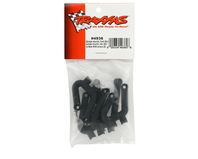 Traxxas 4936 Front & Rear Bumper Mount Set (EMX,TMX,2.5,3.3)
