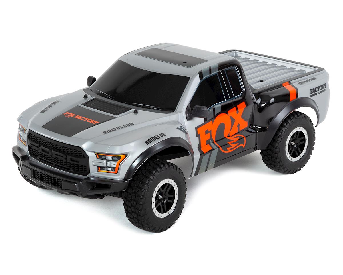 Traxxas 2017 Ford Raptor RTR Slash 1/10 2WD Truck (Fox) w/TQ 2.4GHz Radio, Battery & DC Charger (Copy)