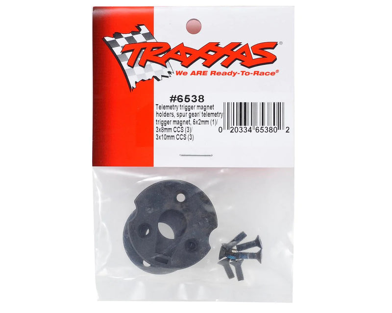 Traxxas 6538 Telemetry Trigger Magnet Holder & Spur Gear Magnet