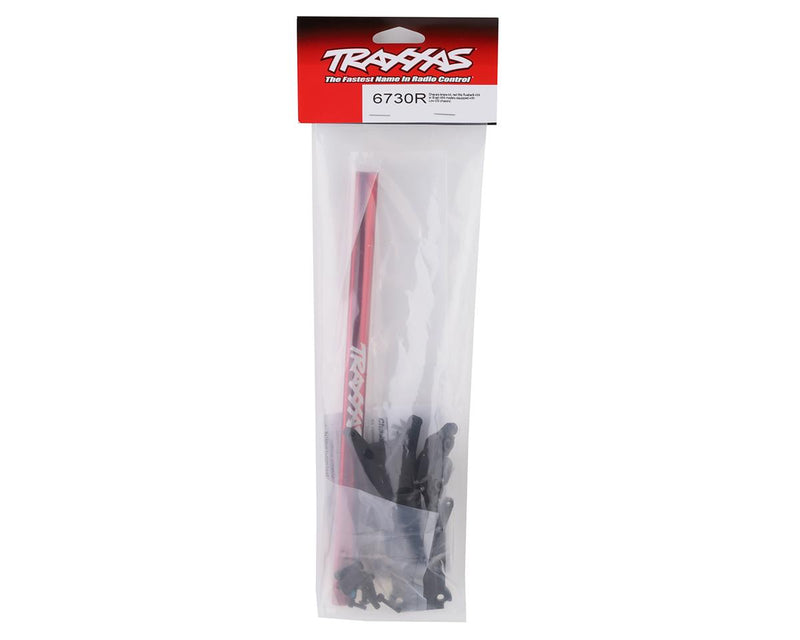 Traxxas 6730R  Rustler/Slash 4x4 LCG Chassis Brace Kit (Red)