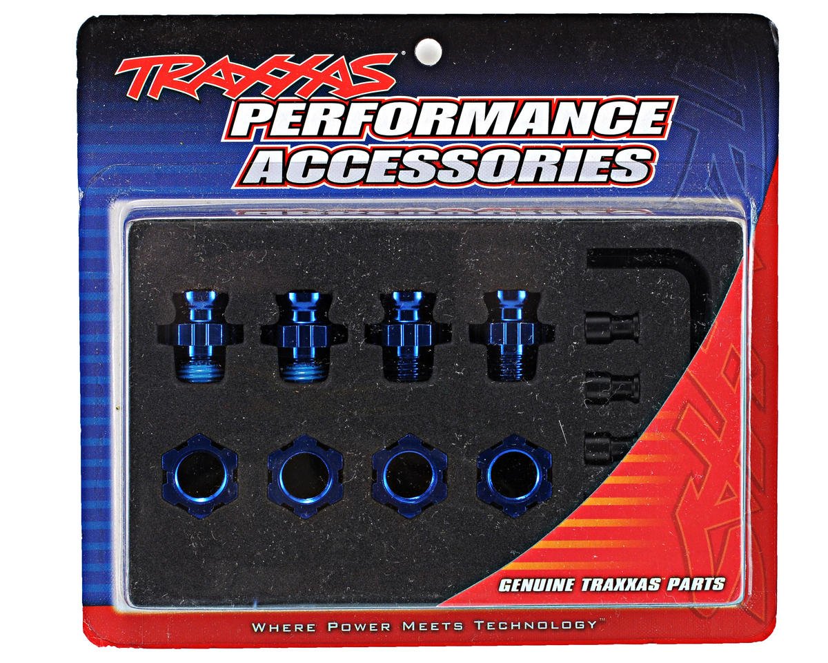 Traxxas 6856X Aluminum 17mm Wheel Hex Hub Set Slash Stampede Hoss 4x4 VXL