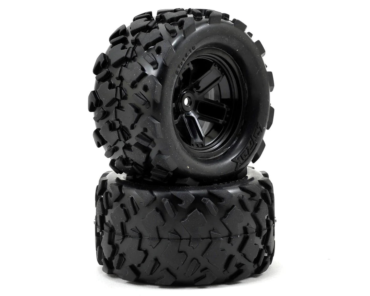Traxxas 7672 Assembled Teton 5-Spoke Wheels & Tires 1/18 LaTrax Teton