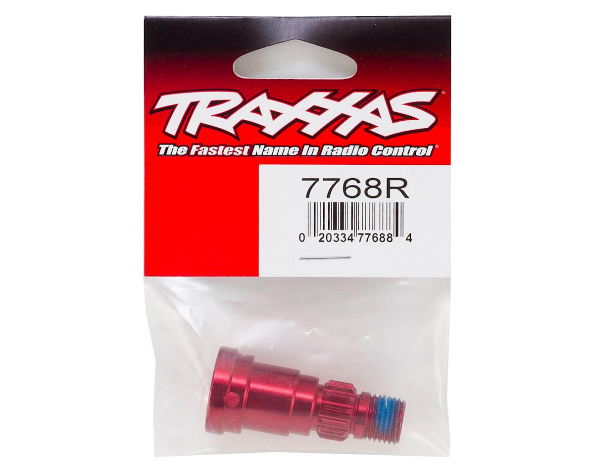 Traxxas 7768R Stub axle, Aluminum(use only with #7750X driveshaft) X-MAXX