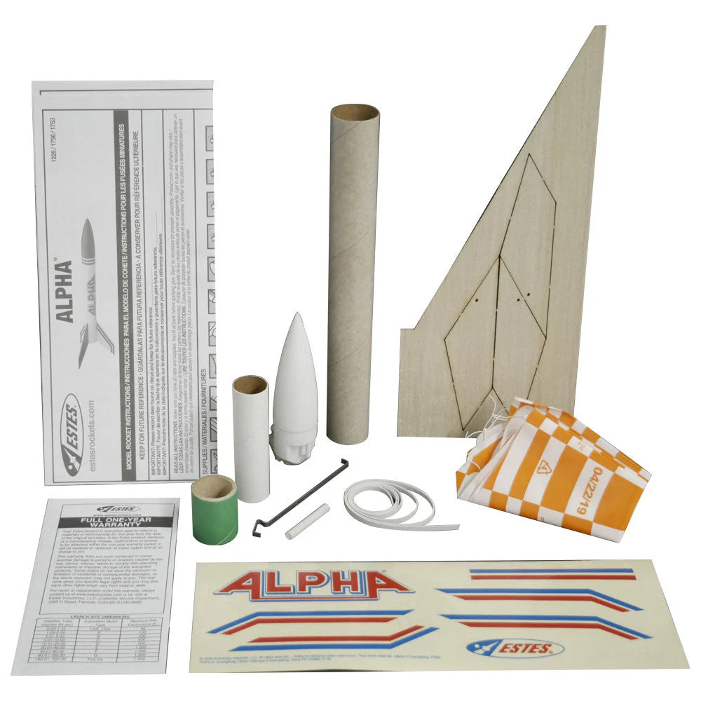 Alpha Rocket Kit, Skill Level 1