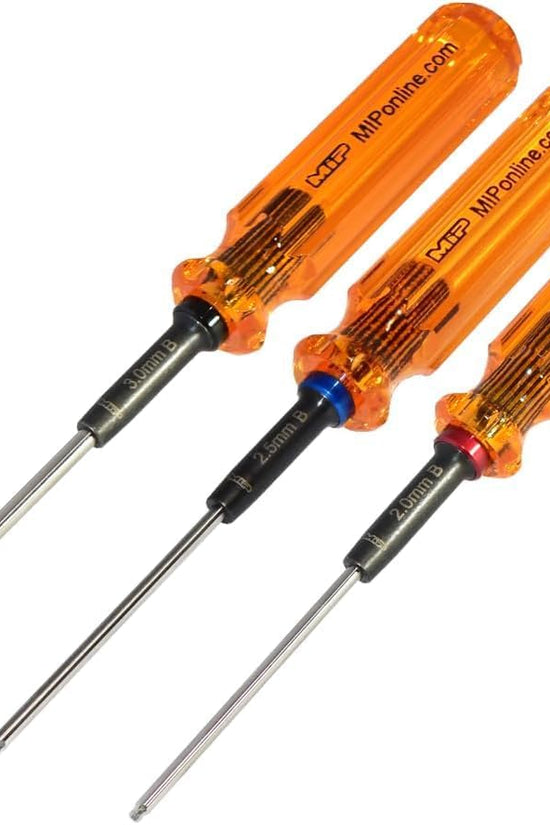 MIP Gen 2 Metric Ball End Hex Driver Wrench Set (2.0, 2.5 & 3.0mm)