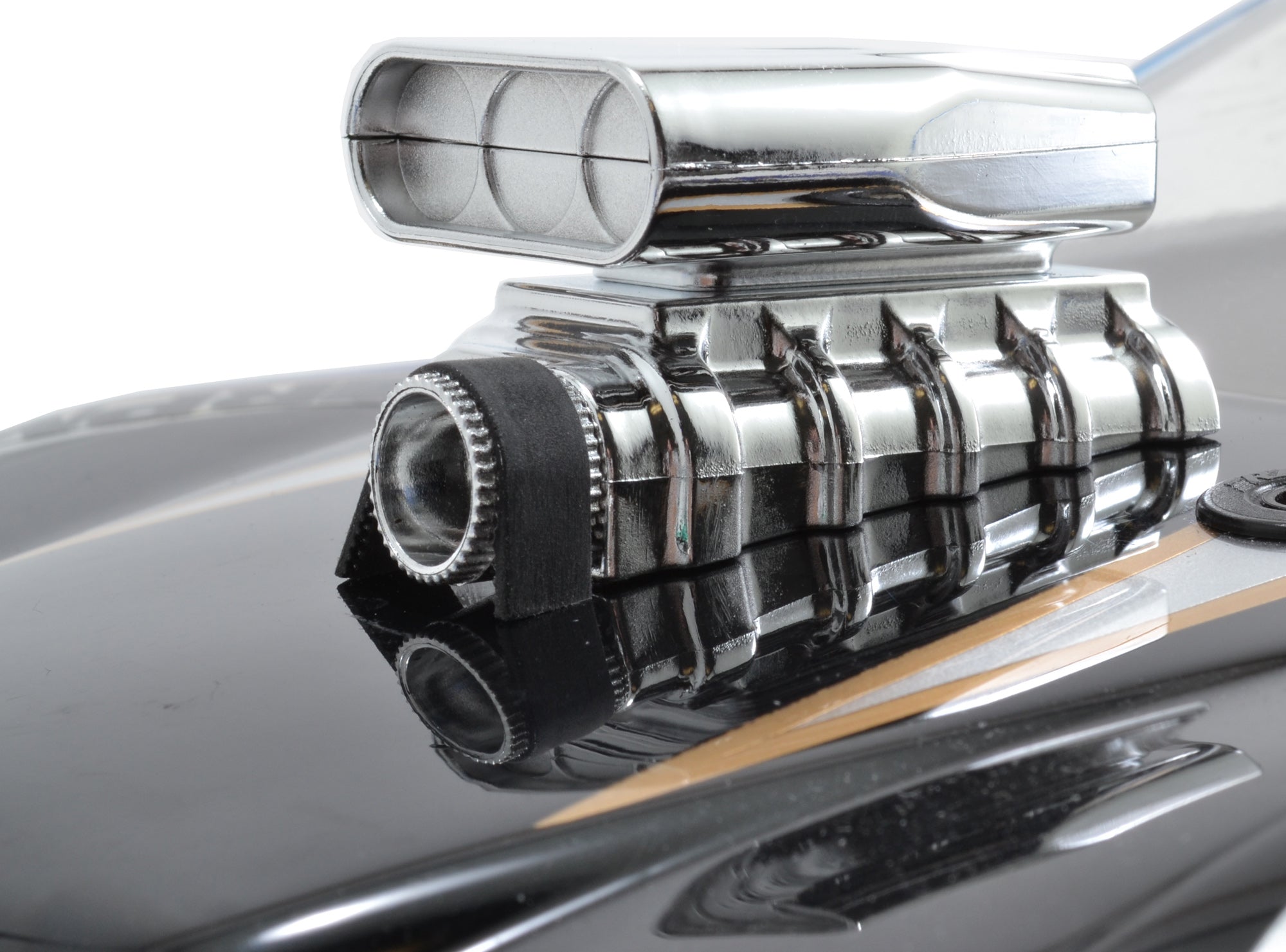 RPM Mock Intake & Blower Set (Chrome) For Drift & Crawler 1/10 and 1/8 Bodies