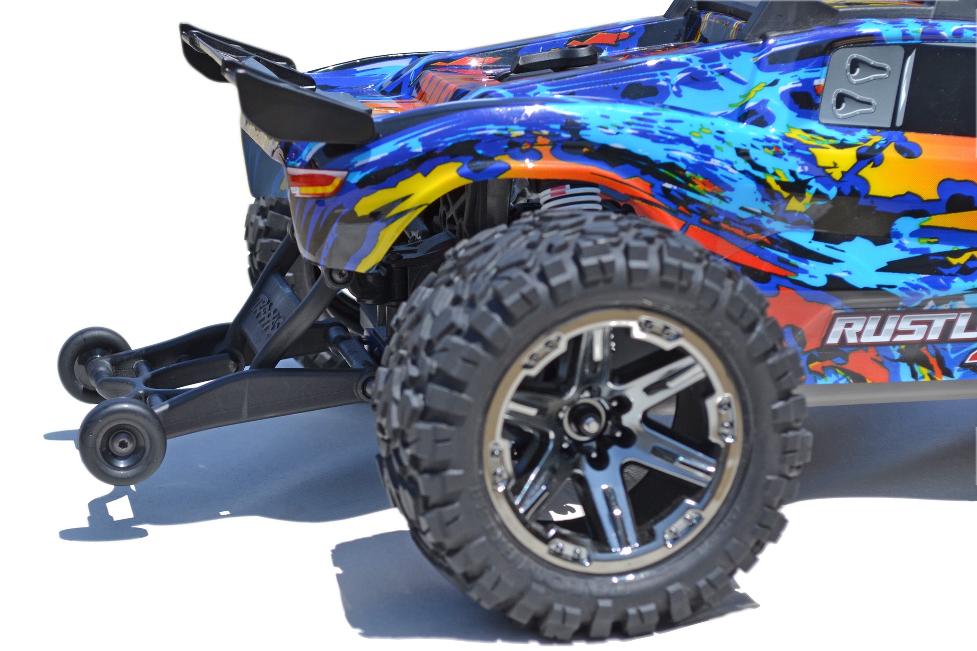 RPM R/C 80962 Traxxas Rustler 4x4 Wheelie Bar Mount
