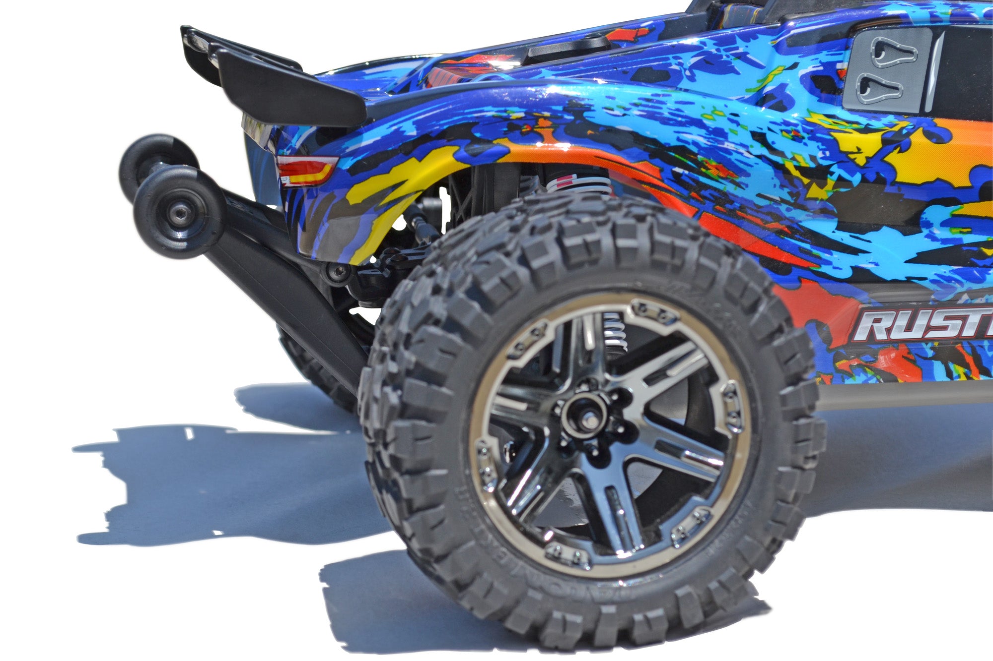 RPM R/C 80962 Traxxas Rustler 4x4 Wheelie Bar Mount