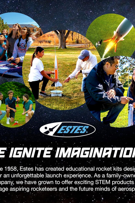Estes 3 Bandits Beginner Model Rocket Kit (13mm Mini Engine)