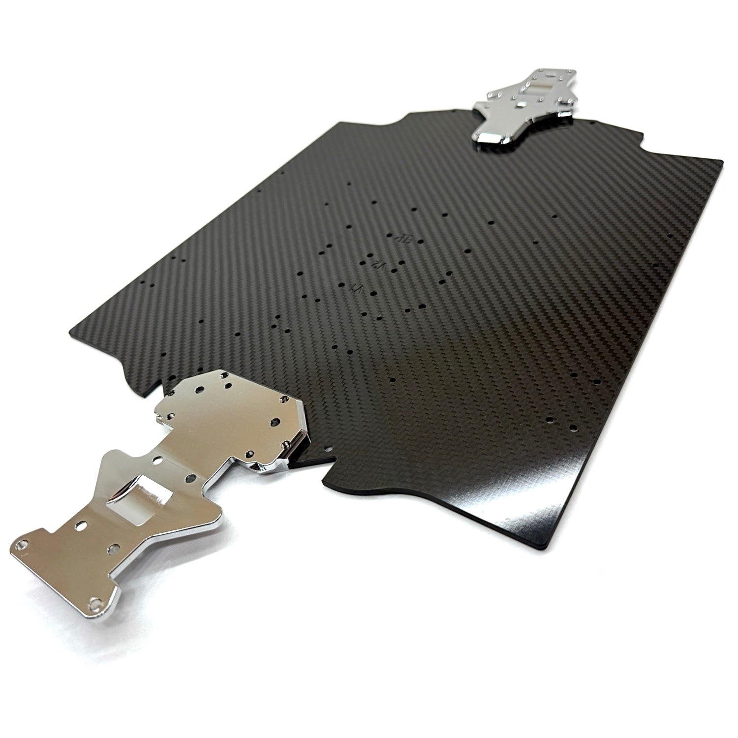 Perfect Pass 7075 Aluminum Reinforced Carbon Fiber GT Chassis For 1/7 Arrma