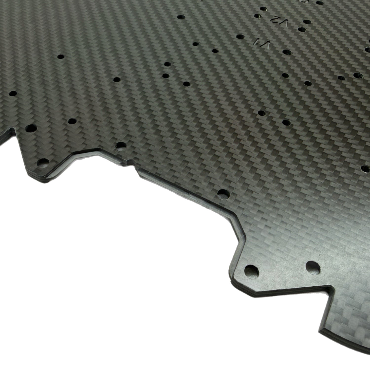 Perfect Pass 7075 Aluminum Reinforced Carbon Fiber GT Chassis For 1/7 Arrma
