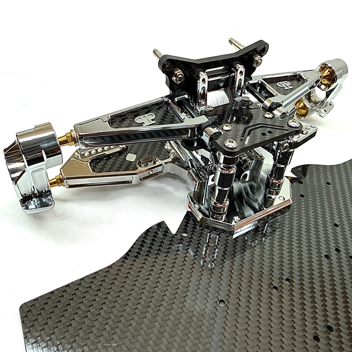 Perfect Pass 7075 Aluminum Reinforced Carbon Fiber GT Chassis For 1/7 Arrma
