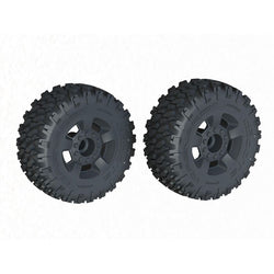 Arrma dBoots 'Ragnarok MT' Tire Set Glued, Black (2) For 1/10 BIG ROCK 223S