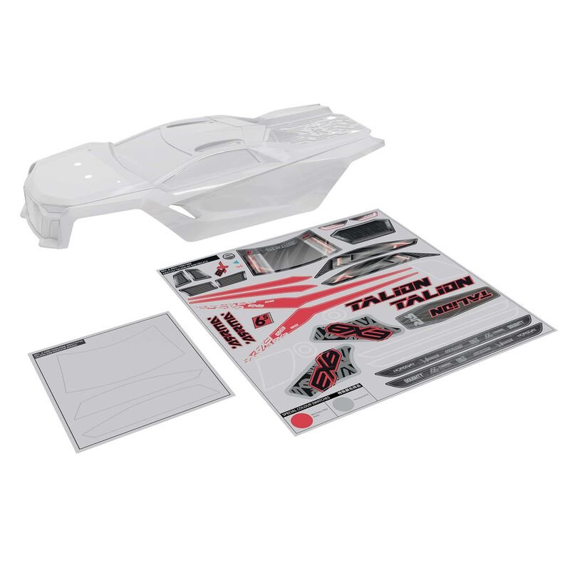 Arrma Talion 6S BLX EXB 1/7 Pre-Cut Body (Clear)