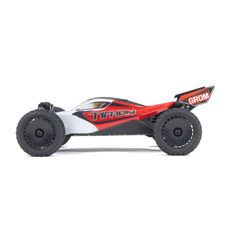 Arrma Typhon Grom MEGA 4WD 380 Brushed 1/18 Buggy RTR (Red/White) w/SLT2 2.4GHz Radio, Battery & Charger