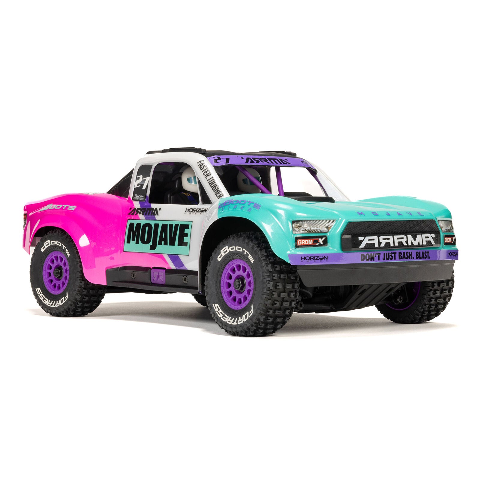 Arrma Mojave Grom 223S BLX Brushless 4X4 Small Scale Desert Truck RTR with Battery & Charger, Teal