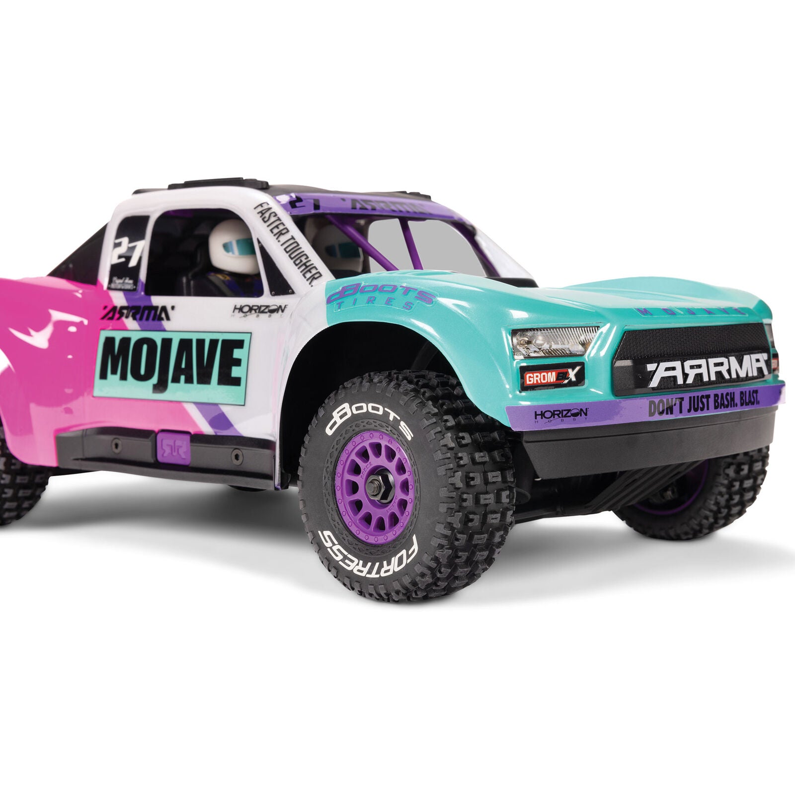 Arrma Mojave Grom 223S BLX Brushless 4X4 Small Scale Desert Truck RTR with Battery & Charger, Teal