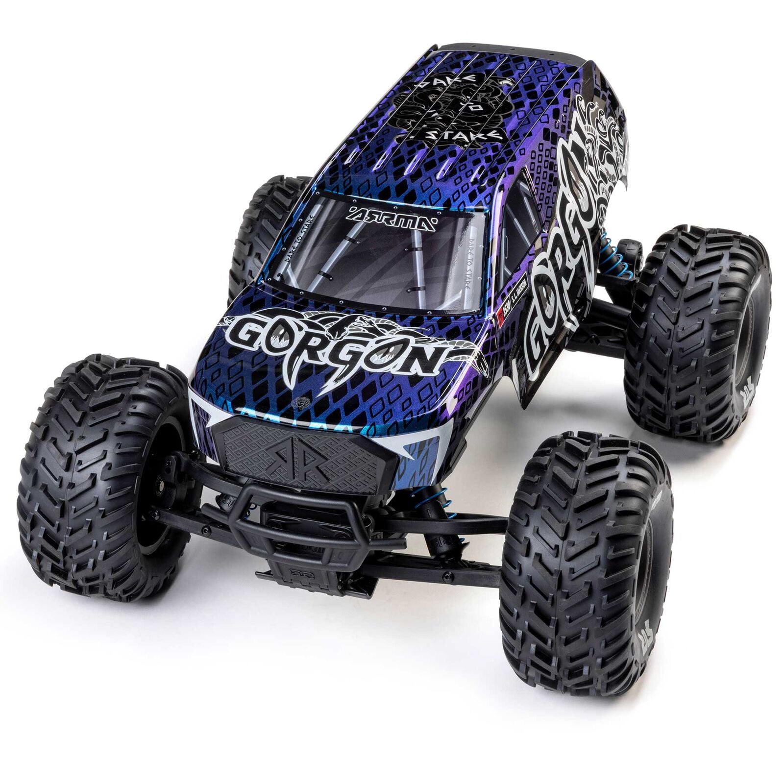 Arrma Gorgon 223S 1/10 RTR Brushless 2WD Monster Truck (Black) w/SLT2 2.4GHz Radio & DSC