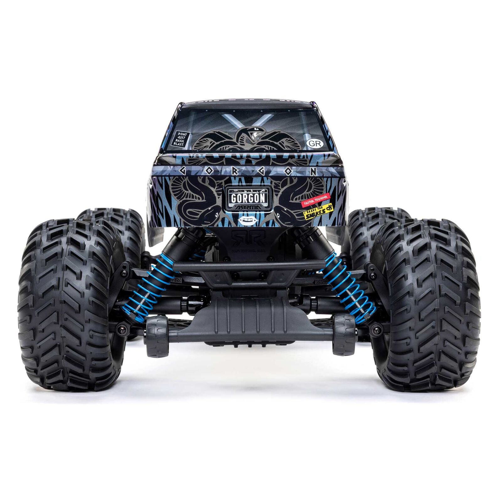 Arrma Gorgon 223S 1/10 RTR Brushless 2WD Monster Truck (Black) w/SLT2 2.4GHz Radio & DSC
