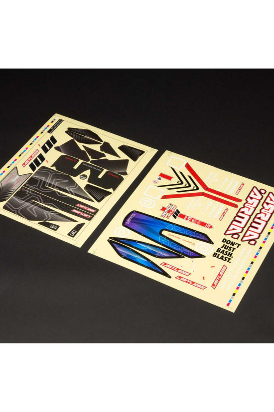 Arrma 1/7 Clear Body with Decals: LIMITLESS 6S BLX (Clear)