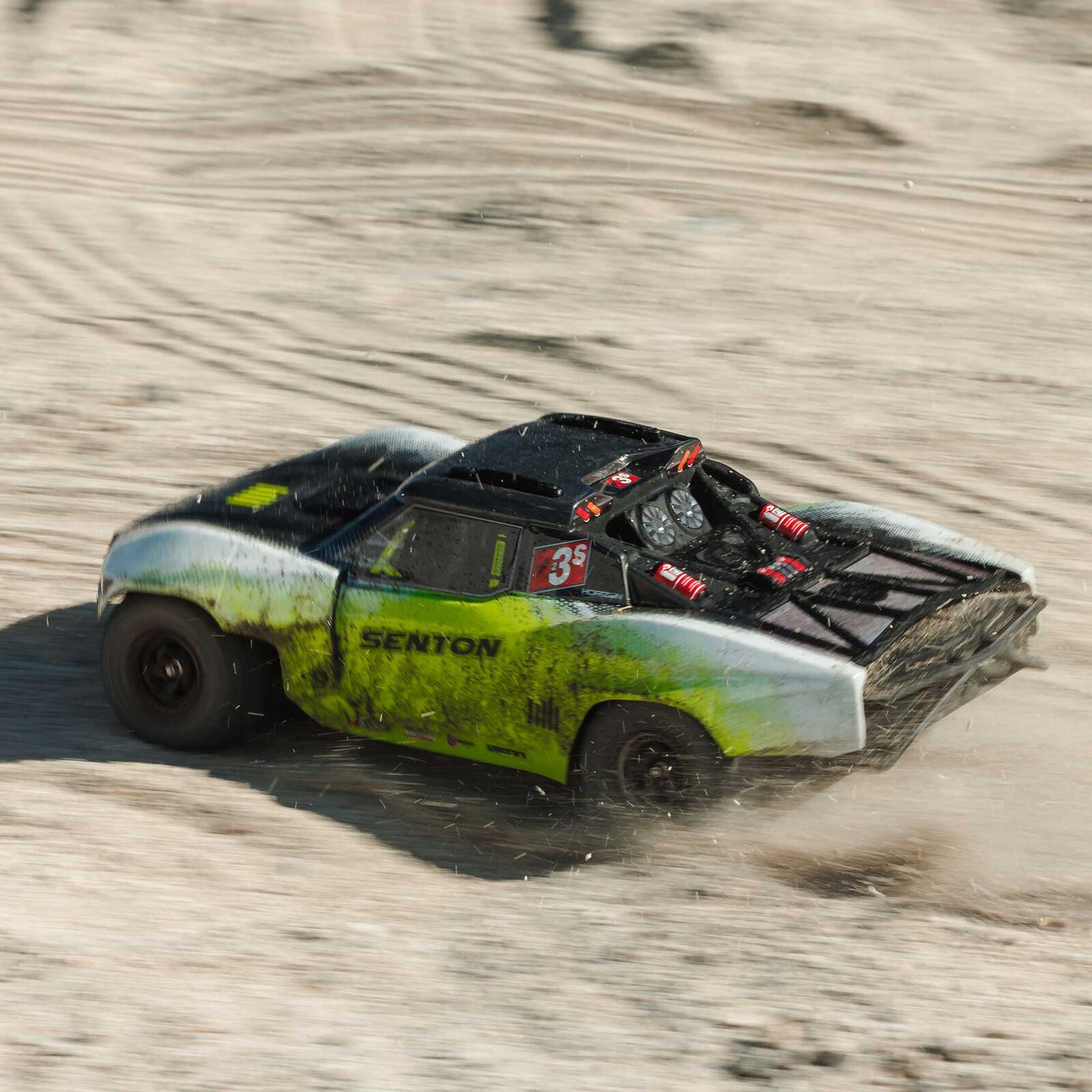 Arrma Senton™ 223S BLX 1/10 Brushless RTR 4X4 Short Course Truck (Yellow) w/SLT3 2.4GHz Radio & DSC