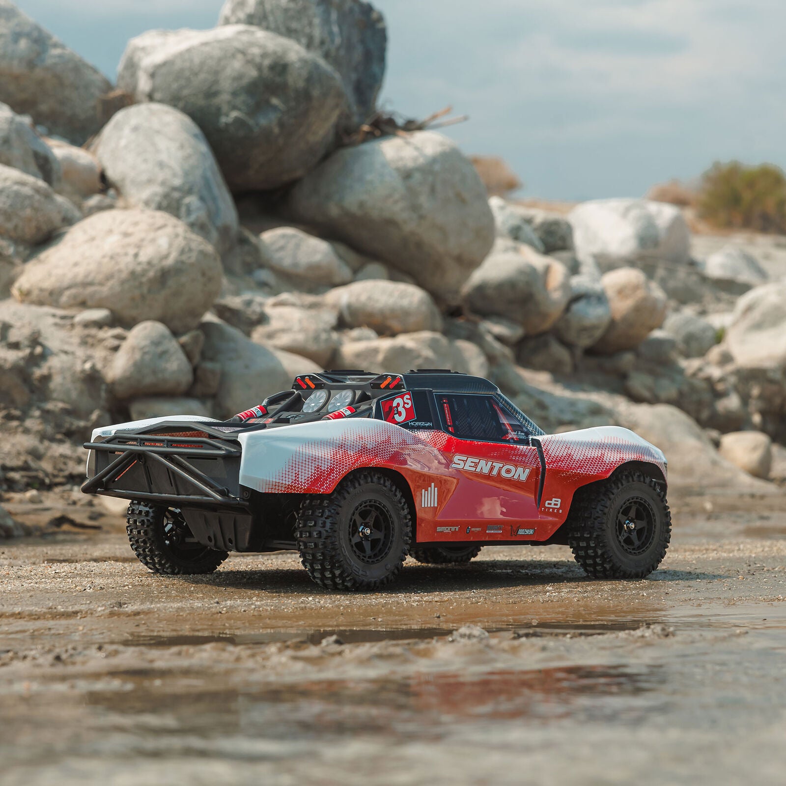 Arrma Senton 223S 1/10 BLX Brushless RTR 4WD Short Course Truck (Red) w/SLT3 2.4GHz Radio & DSC