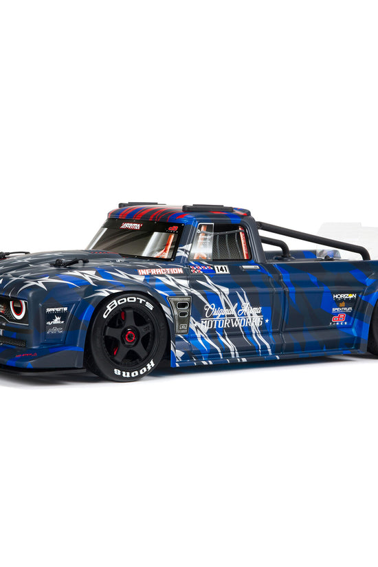ARRMA 1/7 INFRACTION 6S BLX V2 ALL-ROAD TRUCK RTR, BLUE