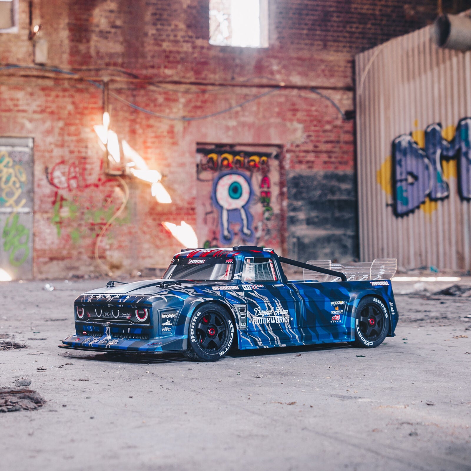 Arrma Infraction V2 6S BLX Brushless 1/7 RTR Electric 4WD Street Bash Truck (Blue) w/DX3 2.4GHz Radio, Smart ESC & AVC