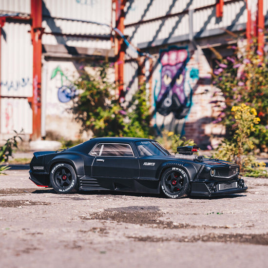 Arrma Felony 6S BLX Brushless 1/7 RTR Electric 4WD Street Bash Muscle Car (Black) w/DX3 2.4GHz Radio, Smart ESC & AVC