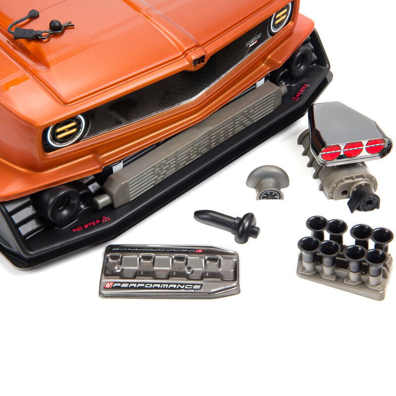 Arrma Felony 6S BLX Brushless 1/7 RTR Electric 4WD Street Bash Muscle Car (Orange) w/DX3 2.4GHz Radio, Smart ESC & AVC