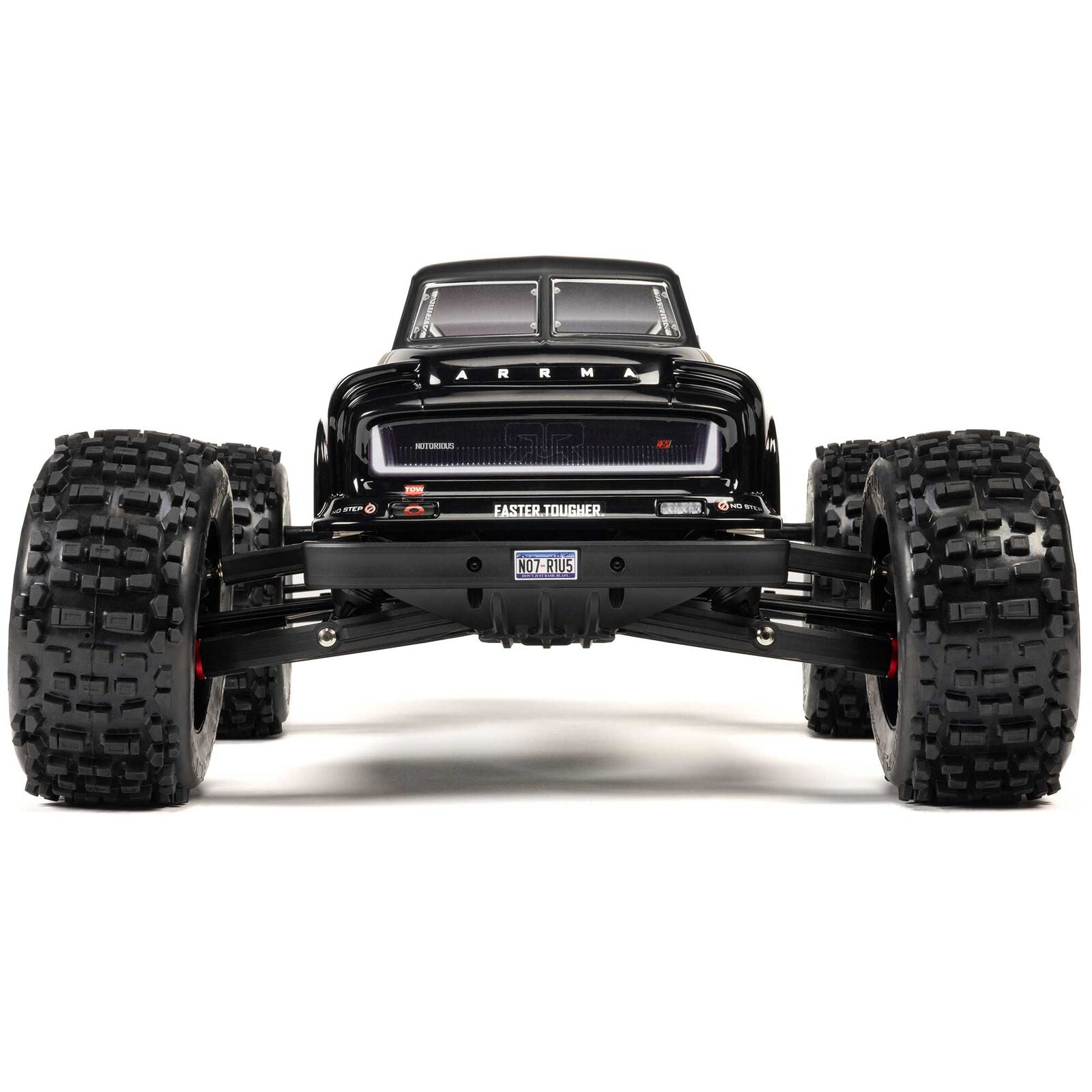 Arrma Notorious 6S BLX Brushless RTR 1/8 Monster Stunt Truck (Black) (V6) w/SLT3 2.4GHz Radio