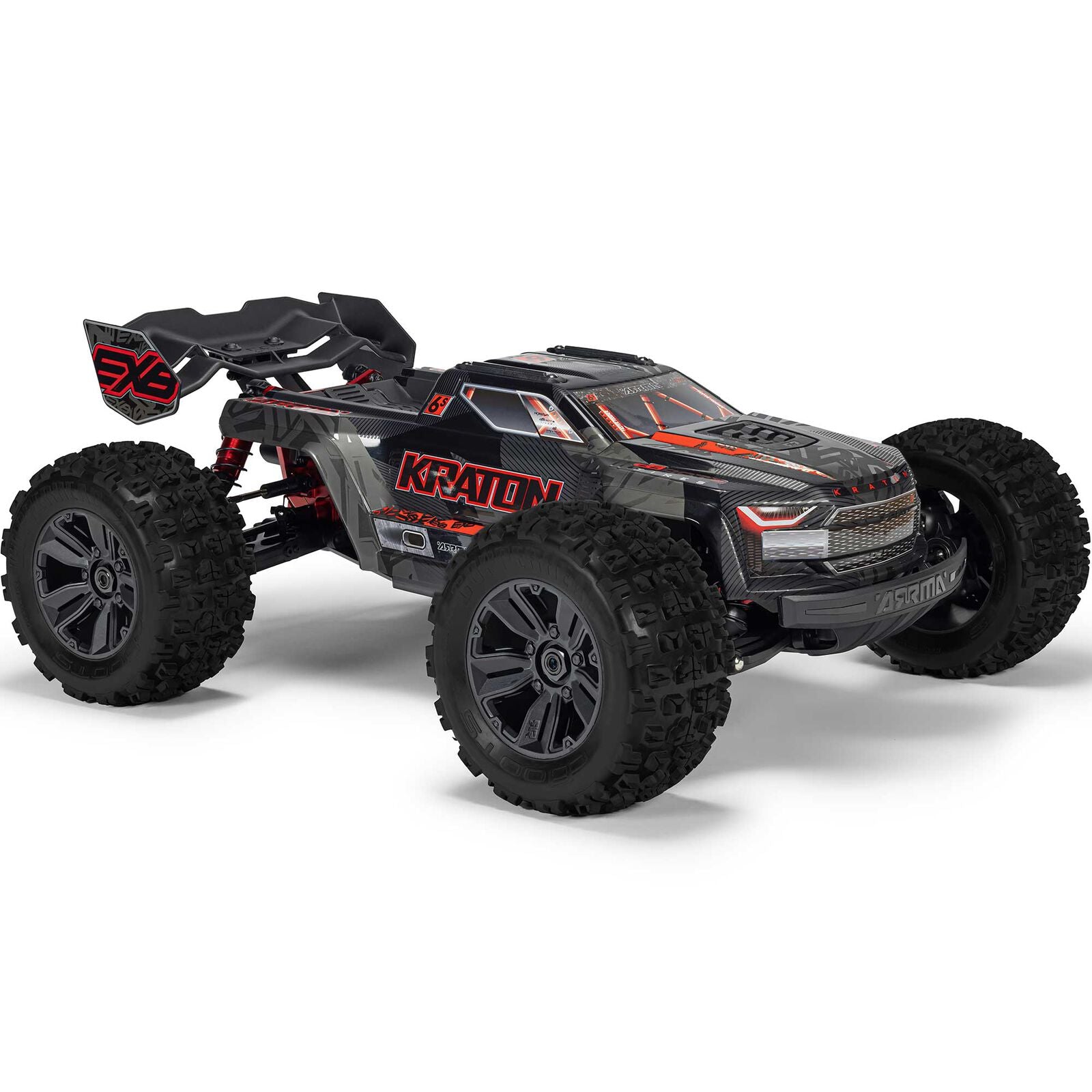 Arrma Kraton 6S EXB BLX RTR 1/8 4WD Brushless Speed Truck (Black) (V6) w/SLT3 2.4GHz Radio