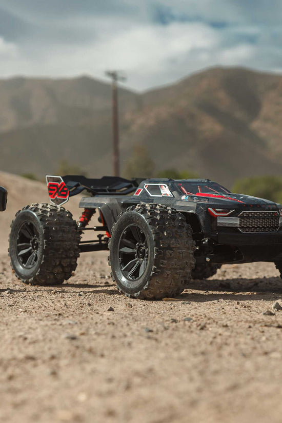 Arrma Kraton 6S EXB BLX RTR 1/8 4WD Brushless Speed Truck (Black) (V6) w/SLT3 2.4GHz Radio
