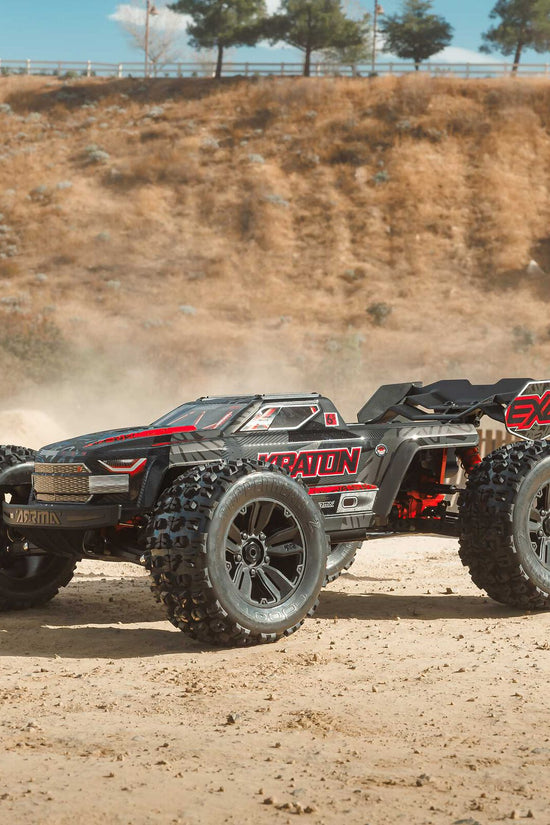 Arrma Kraton 6S EXB BLX RTR 1/8 4WD Brushless Speed Truck (Black) (V6) w/SLT3 2.4GHz Radio