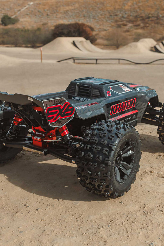 Arrma Kraton 6S EXB BLX RTR 1/8 4WD Brushless Speed Truck (Black) (V6) w/SLT3 2.4GHz Radio
