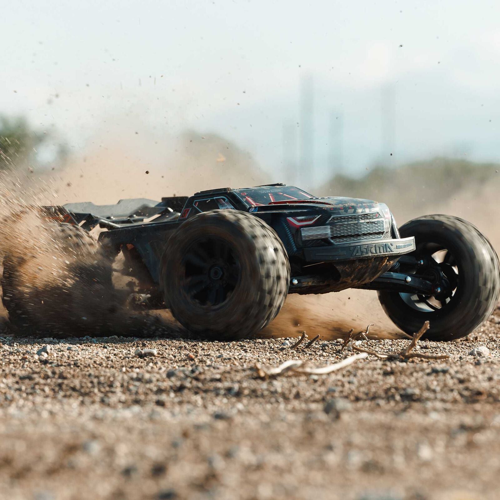 Arrma Kraton 6S EXB BLX RTR 1/8 4WD Brushless Speed Truck (Black) (V6) w/SLT3 2.4GHz Radio