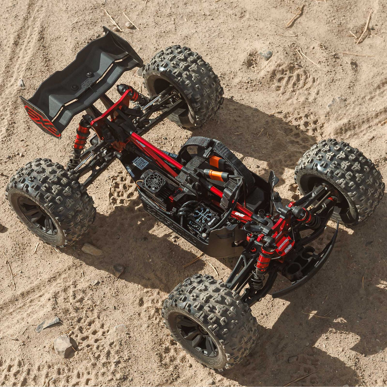 Arrma Kraton 6S EXB BLX RTR 1/8 4WD Brushless Speed Truck (Black) (V6) w/SLT3 2.4GHz Radio