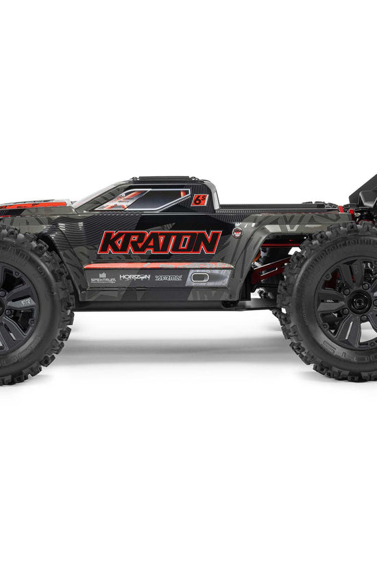 Arrma Kraton 6S EXB BLX RTR 1/8 4WD Brushless Speed Truck (Black) (V6) w/SLT3 2.4GHz Radio