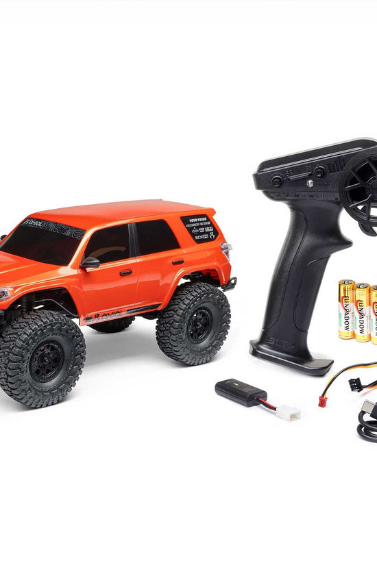 Axial 1/24 SCX24 Toyota 4Runner 4X4 RTR Brushed Rock Crawler (Battery & Charger Included), Orange