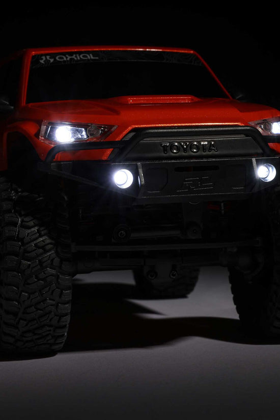 Axial 1/24 SCX24 Toyota 4Runner 4X4 RTR Brushed Rock Crawler (Battery & Charger Included), Orange