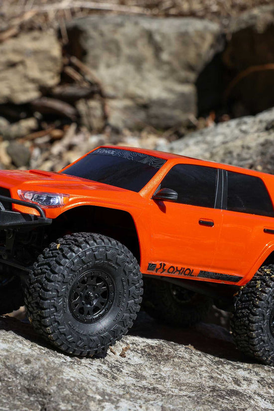 Axial 1/24 SCX24 Toyota 4Runner 4X4 RTR Brushed Rock Crawler (Battery & Charger Included), Orange