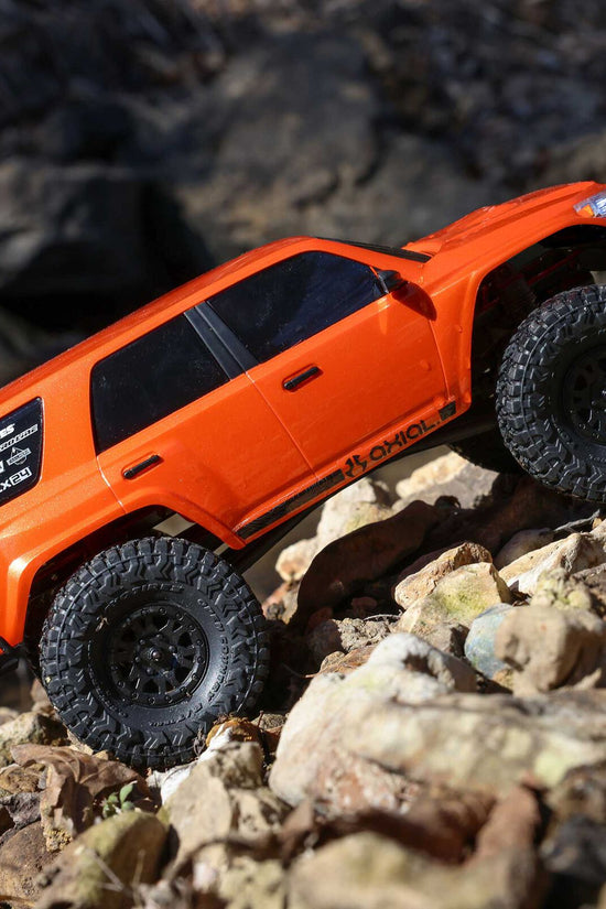 Axial 1/24 SCX24 Toyota 4Runner 4X4 RTR Brushed Rock Crawler (Battery & Charger Included), Orange