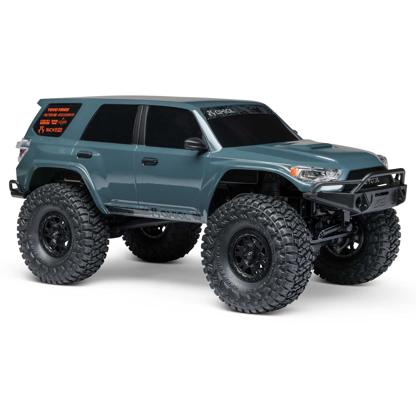 Axial 1/24 SCX24 Toyota 4Runner 4X4 RTR Brushed Rock Crawler (Battery & Charger Included), Gray