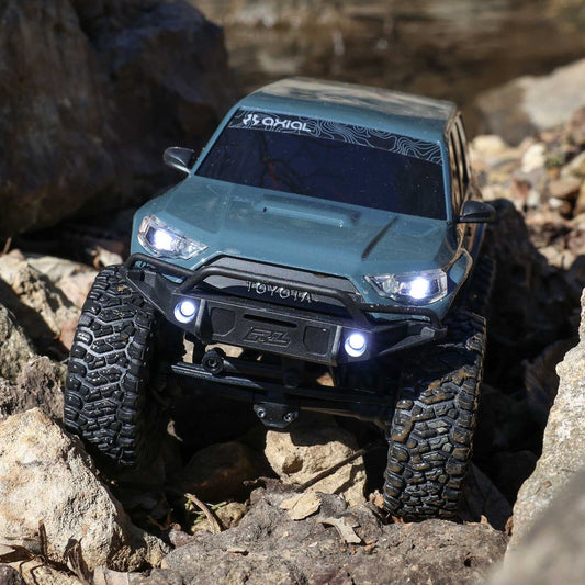 Axial 1/24 SCX24 Toyota 4Runner 4X4 RTR Brushed Rock Crawler (Battery & Charger Included), Gray